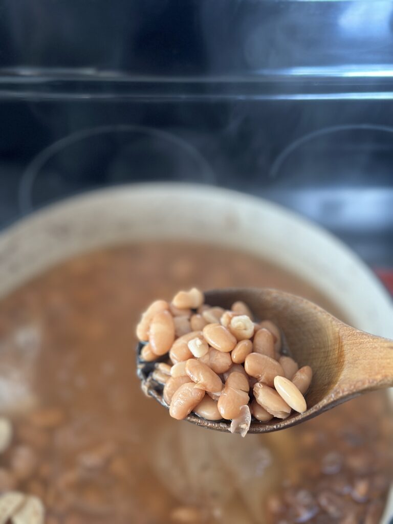 Flavorful frijoles de la olla, perfect for everyday meal. 